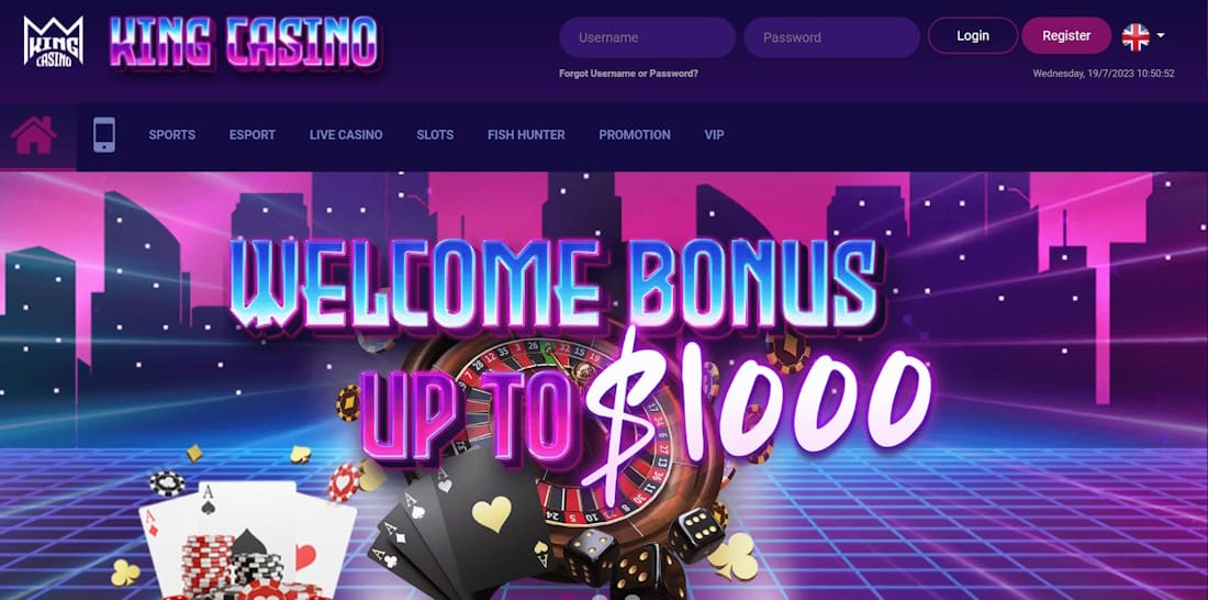 King ' s Casino oficiální stránky