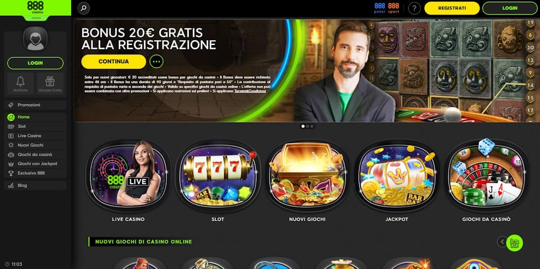 design platformy 888 Casino